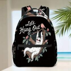 Cute Sloth Print Backpack for Work