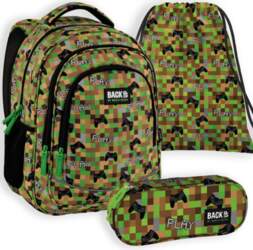 Derform School set 3in1 backpack pencil