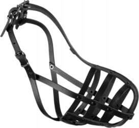 DINO Dog muzzle Leather 9 Spaniel