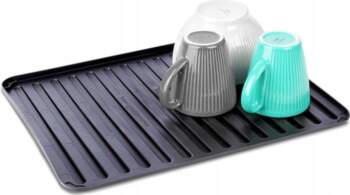 Dish drying drainer mat black Vilde