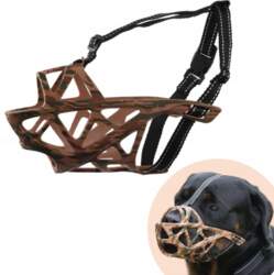 Dog muzzle physiological flexible silicone light