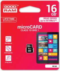 GOODRAM MICRO SD CARD 16GB MICRO