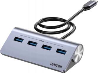 Hub Splitter Unitek USB-C 4x USB-A