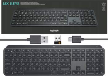 Keyboard Logitech MX KEYS UNIFYING backlit