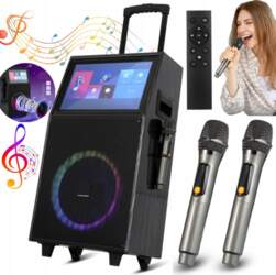 LARGE COLUMN PORTABLE SPEAKER KARAOKE BLUETOOTH