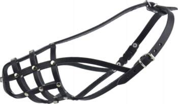 Leather muzzle for Dog Champion Collie