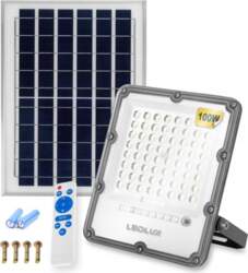 LEDLUX Solar lamp halogen LED floodlight