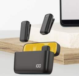 Mini Lapel Mic with Charging Case