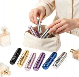 MINI PERFUME BOTTLE ATOMIZER SET OF