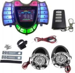 Motorcycle stereo speakers, wireless MP3 player