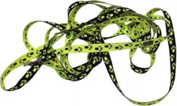 Pelo long leash for cat NEON