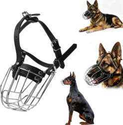 PHYSIOLOGICAL METAL MUZZLE COMFORTABLE DURABLE LARGE