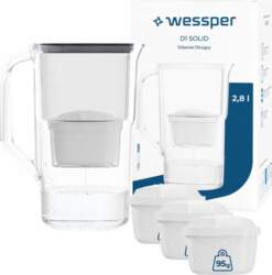 Plastic filter jug Wessper D1 SOLID