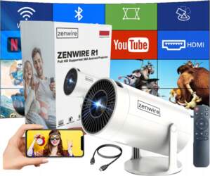 PORTABLE MINI PROJECTOR ANDROID WIFI PROJECTOR