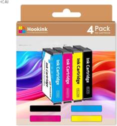 Printer inks compatible set of 4