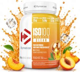 Protein isolate Dymatize ISO 100 Peach