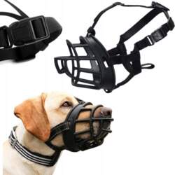Reverse Physiological muzzle for dog rubber