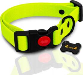 Reverse STRONG BIOTHANE DOG COLLAR, ADJUSTABLE