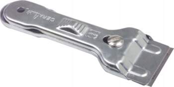 SCRAPER FOR CERAMIC GLASS INDUCTION HOB