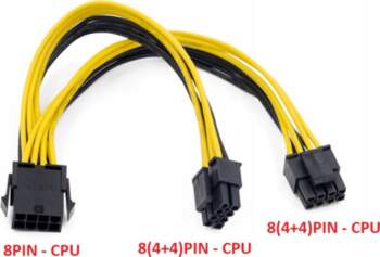 Splitter Adapter Extension Cable CPU/EPS 8PIN