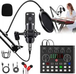 STUDIO CONDENSER MICROPHONE KIT WITH CARD