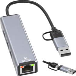 Tradebit USB-C HUB LAN USB 3