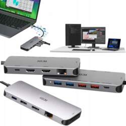 USB-C HUB DOCKING STATION 2x HDMI