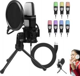 USB DIRECTIONAL MICROPHONE FOR COMPUTER WITH