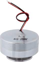 Vibration Bluetooth Speaker Silver 25 W