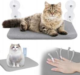 WINDOW CAT HAMMOCK FOLDING WITH SUCTION