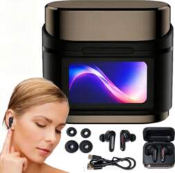 WIRELESS ANC HEADPHONES, DIGITAL TOUCH SCREEN