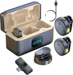 WIRELESS MICROPHONE MAGNESIUM CLIP TYPE-C LIGHTNING