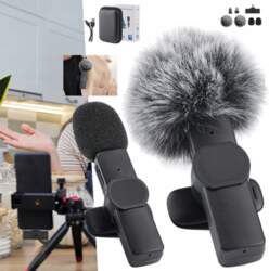 WIRELESS MICROPHONE, MINI, NOISE CANCELLING, COMPATIBLE
