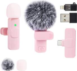 Wireless Microphone Type C/Lightning Pink