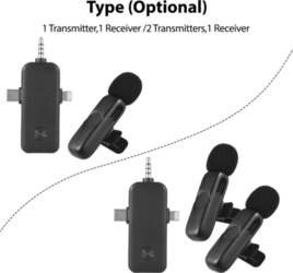 Wireless Tie Microphone System Noise Reduction