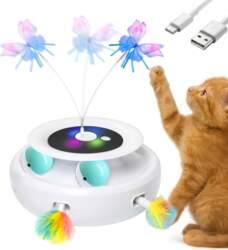3IN1 INTERACTIVE CAT TOY WITH AUTOMATIC