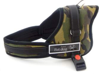 ADJUSTABLE DOG LEASH HARNESS WITH HANDLE