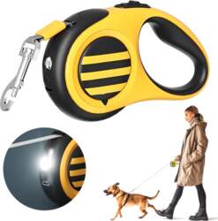 AUTOMATIC LEASH WITH LED LIGHT 5M