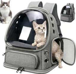 BACKPACK TRANSPORTER FOR ANIMALS WITH SIDE