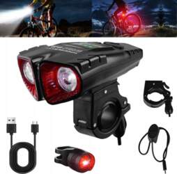 BICYCLE LIGHT FRONT REAR LED FRONT