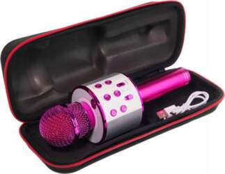 BLUETOOTH KARAOKE WIRELESS MICROPHONE + CASE