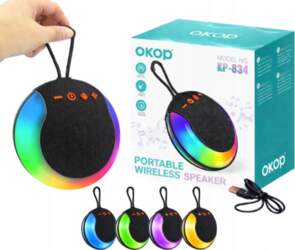 BLUETOOTH SPEAKER WIRELESS LED STRONG BASS
