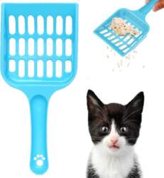 Cat litter box paddle - dustpan