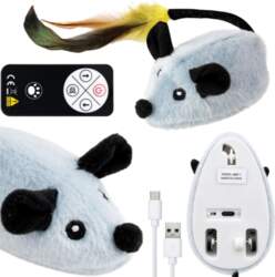 CAT TOY INTERACTIVE MOUSE FOR REMOTE