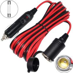 Cigarette lighter socket extension cable 400