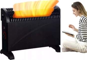 Convector heater Kepland 2000 W black