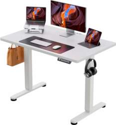 ELECTRICALLY ADJUSTABLE DESK FOR STANDING WORK