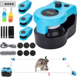 INTERACTIVE CAT TOY ADJUSTABLE SPEED WITH