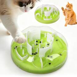 INTERACTIVE SLOW FEEDER FOR CAT GREEN