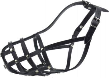 Leather muzzle for Dog Champion German